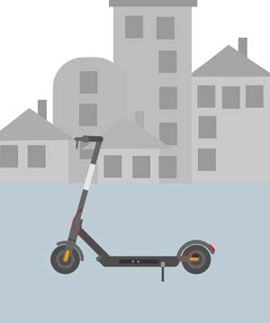 trottinette électrique tout terrain